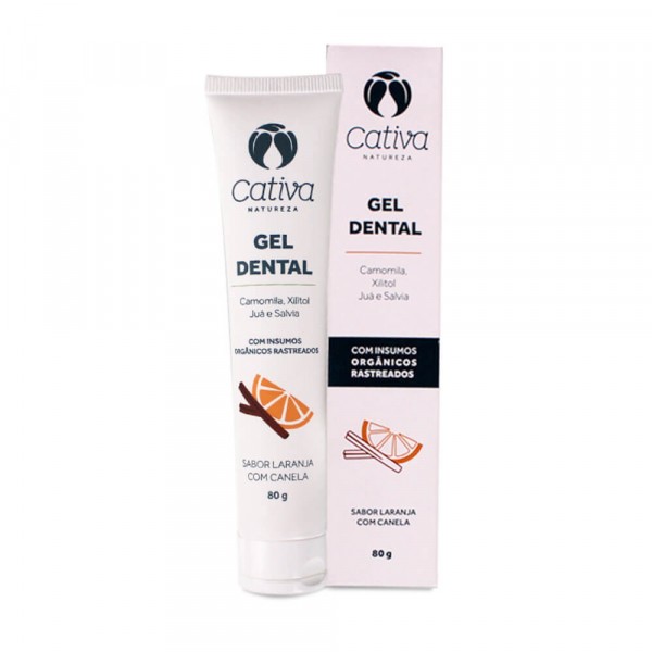 GEL DENTAL LARANJA COM CANELA 80G