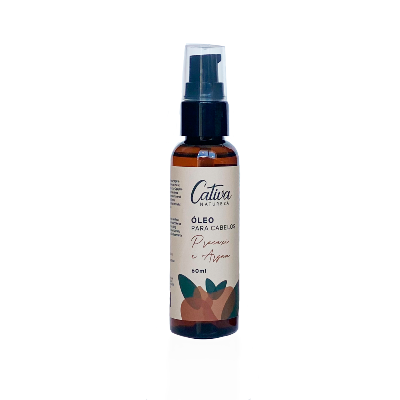 OLEO PARA CABELOS PRACAXI E ARGAN 60 ML